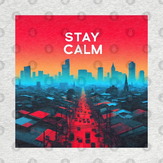 Stay Calm in the City-For philosophy lovers by CachoGlorious